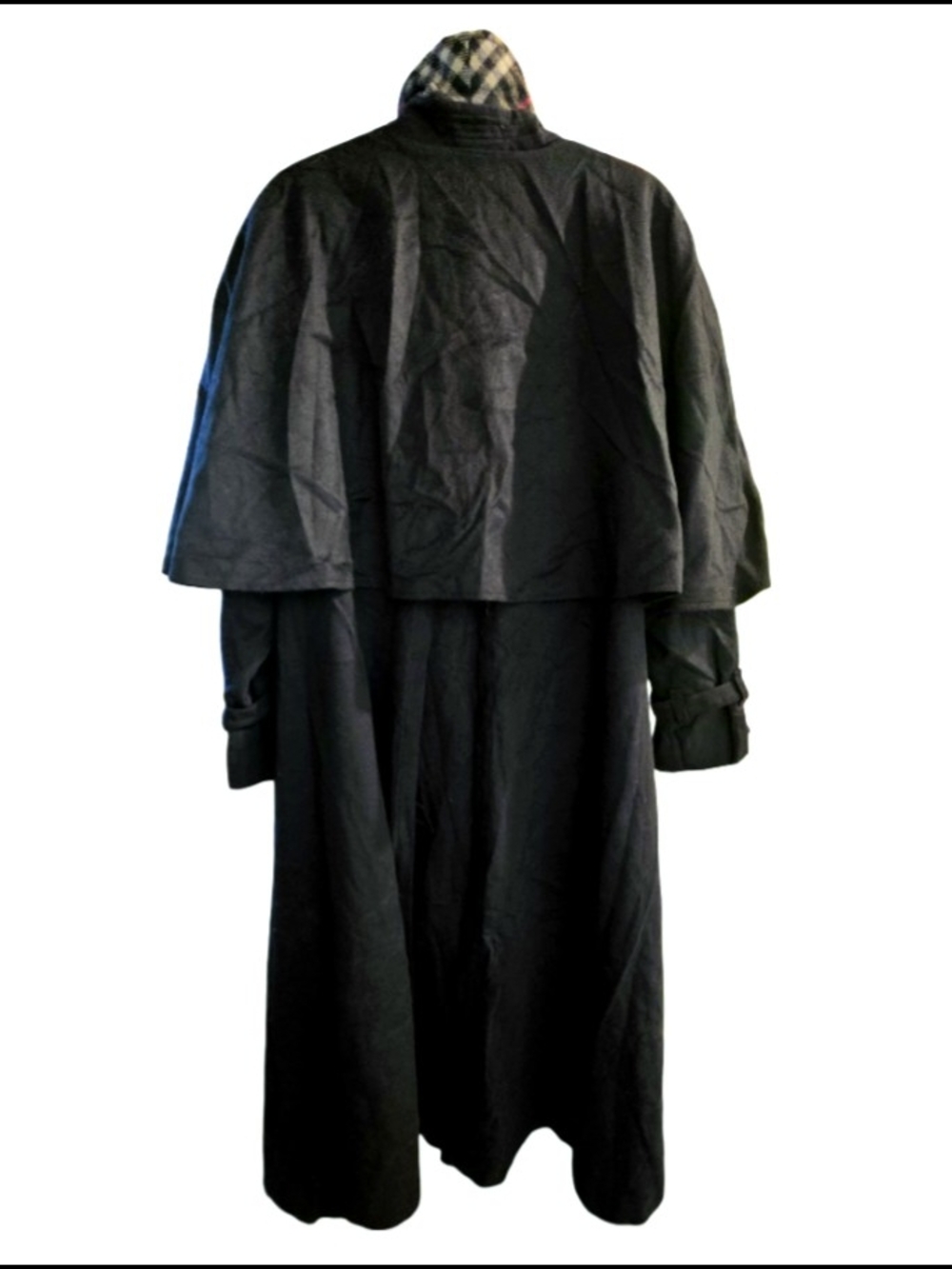 1987 Burberrys Wool Cape Coat L/XL